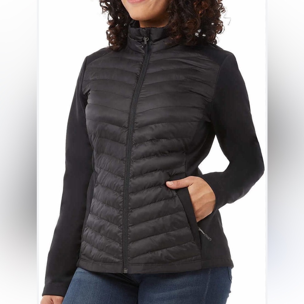 32 Degrees ladies black lightweight puffer jacket.  Great condition. Size XL.